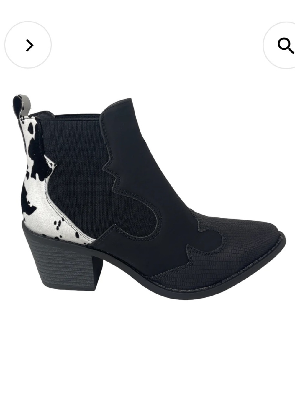 Altar’d state cow print boots